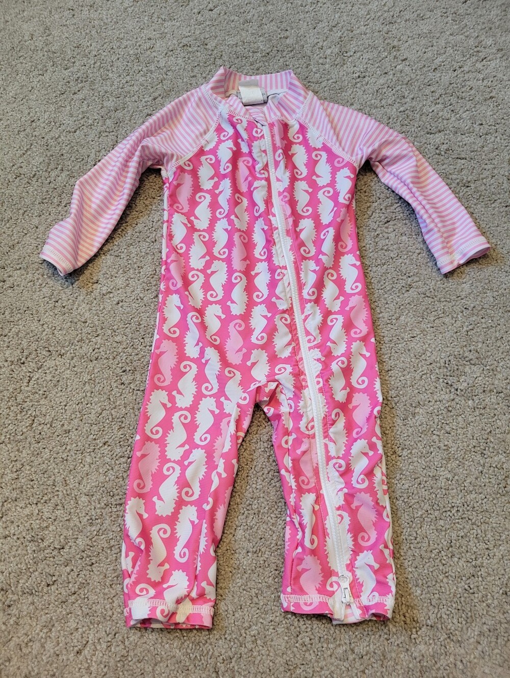 The Original Flap Happy Girls One Piece Rashguard 12M
